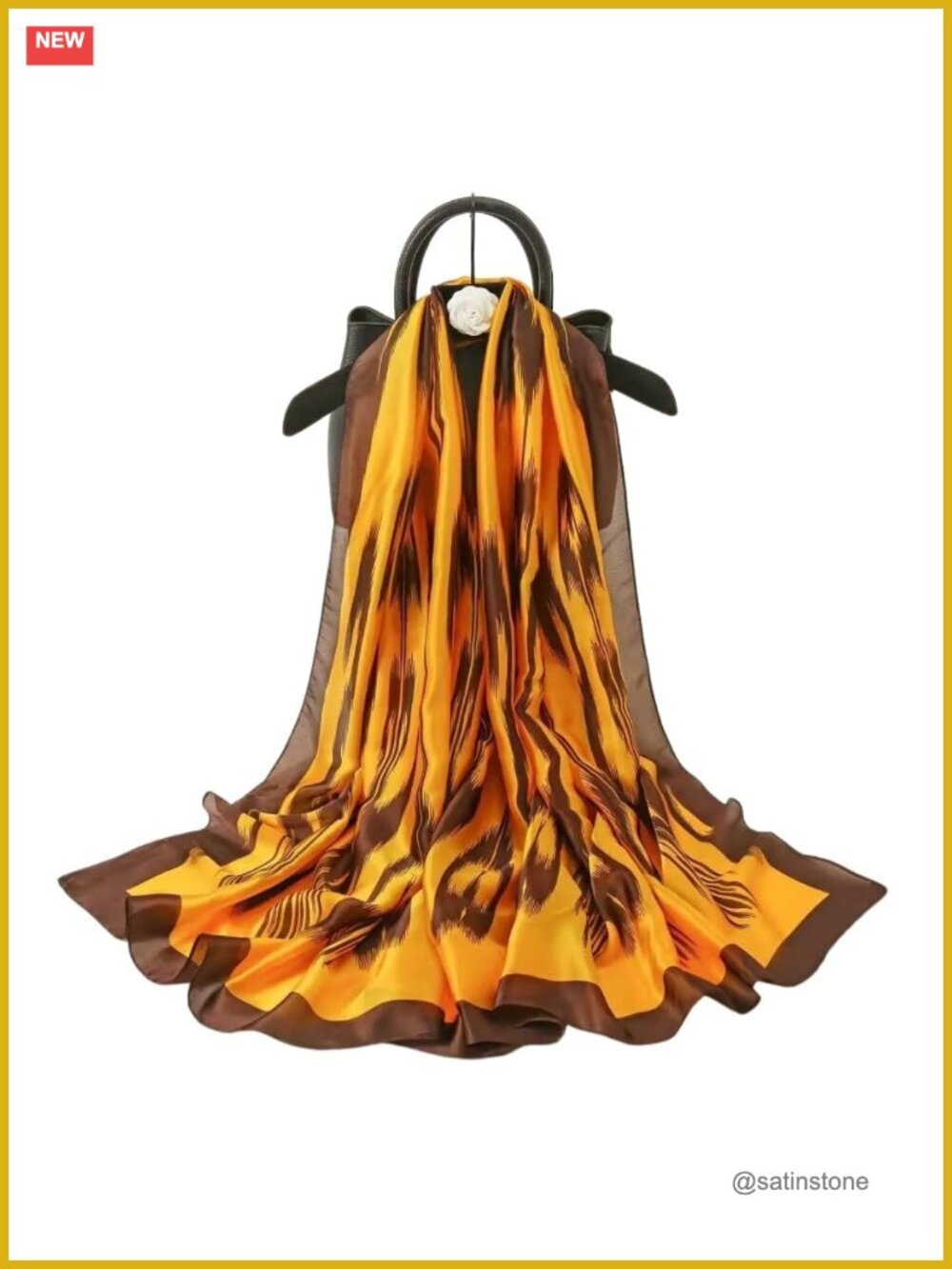 100% Mulberry Silk Scarf Long Lightweight Shawl Wrap Fashion Scarves